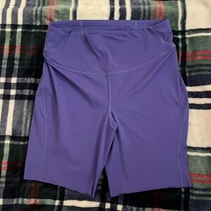 Purple Lululemon Biker Shorts